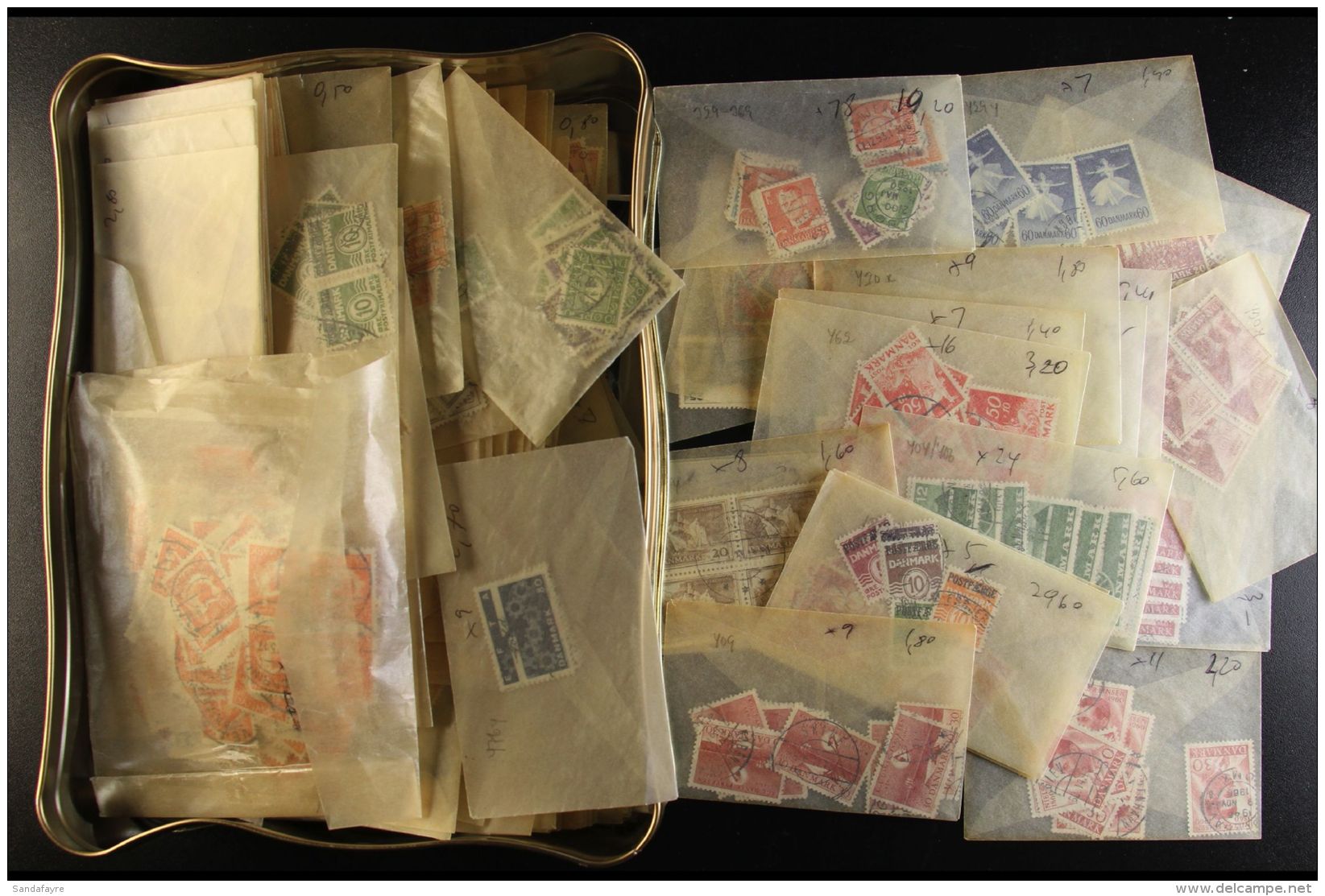 1860s-1960s GLASSINE BONANZA A Valuable (looks Like Ex Dealers) VFU Stock In Numbered Glassine Envelopes Stuffed... - Altri & Non Classificati