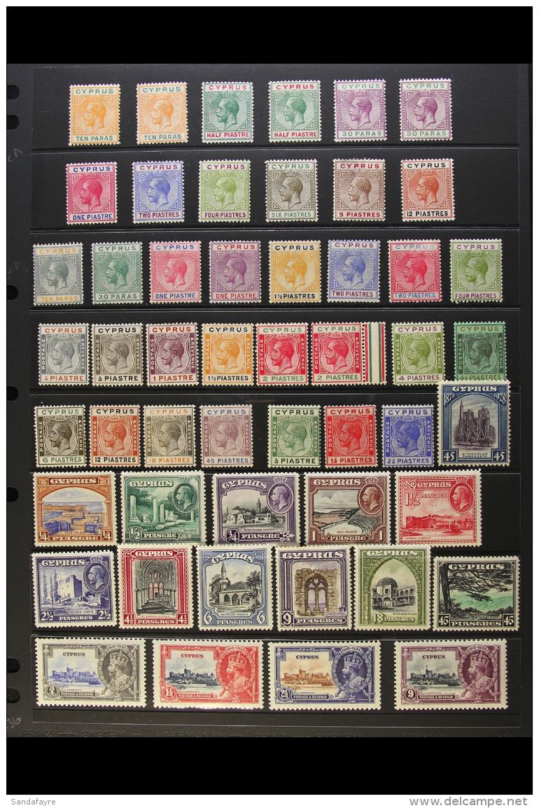 1912-35 MINT KGV COLLECTION Presented On A Stock Page. Includes 1912-15 Range To 12pi, 1921-23 Range With Most... - Altri & Non Classificati
