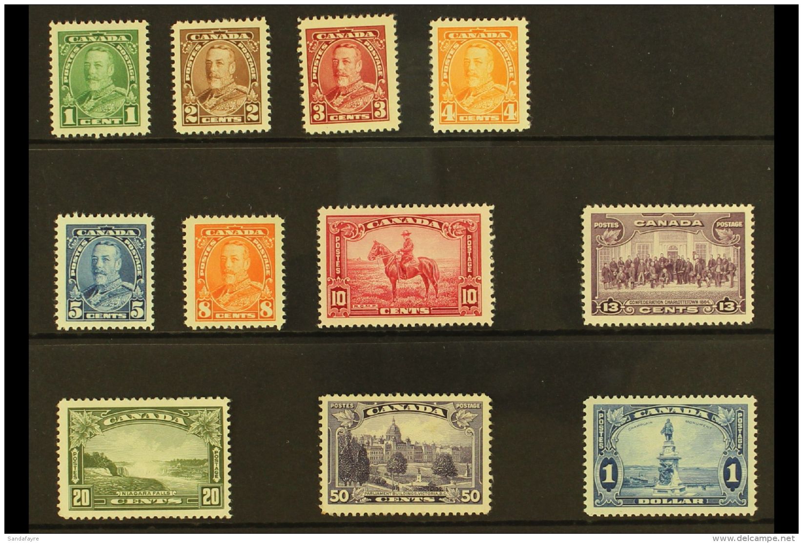1935 Pictorial Definitive Set, SG 341/51, Fine Mint (11 Stamps) For More Images, Please Visit... - Autres & Non Classés