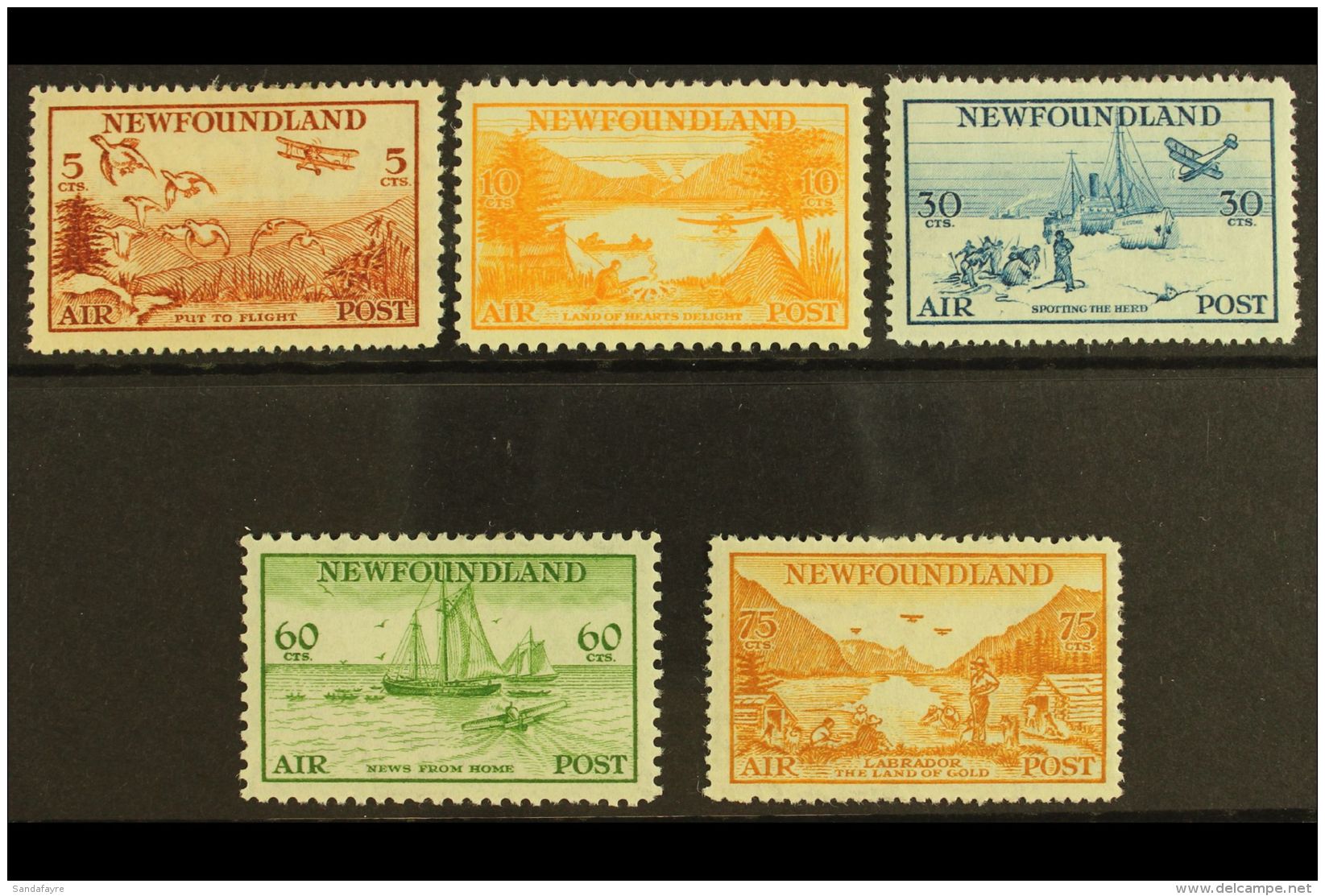 1933 Airmail Set, SG 230/4, Fine Mint (5). For More Images, Please Visit... - Autres & Non Classés