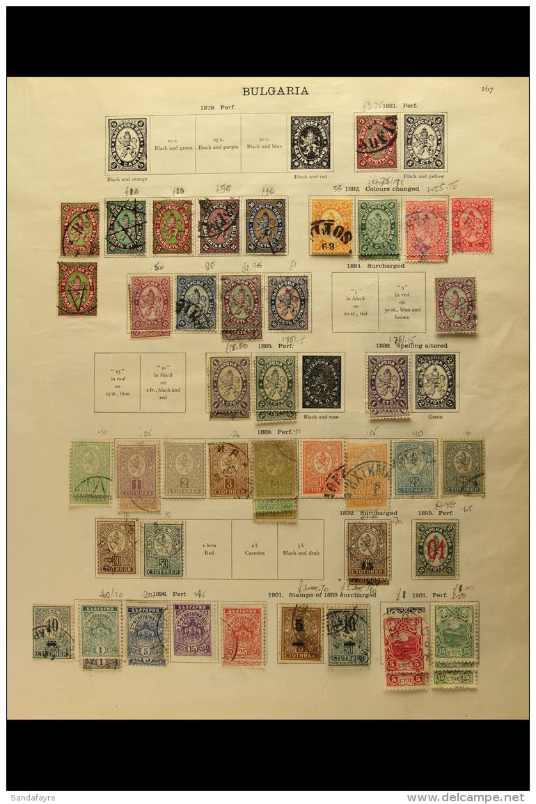 1881-1936 OLD COLLECTION On Leaves, Mint Or Used, Inc 1881 Set (ex 5s) Used, 1927-28 Air Opts Set Mint Etc. Good... - Autres & Non Classés