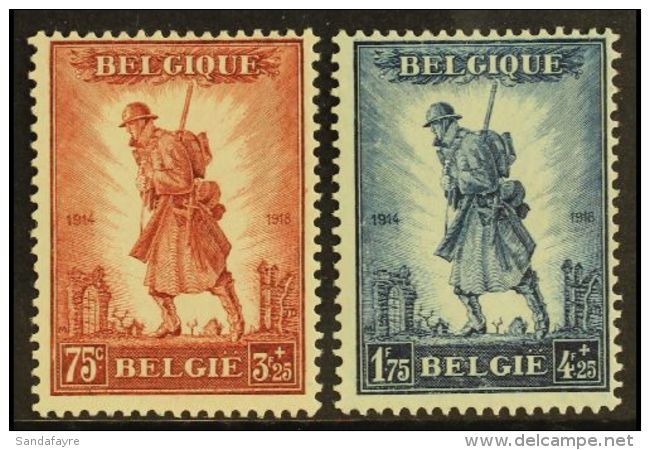 1932 Infantry Memorial Pair, SG 618/9, Very Fine Mint. (2 Stamps) For More Images, Please Visit... - Sonstige & Ohne Zuordnung