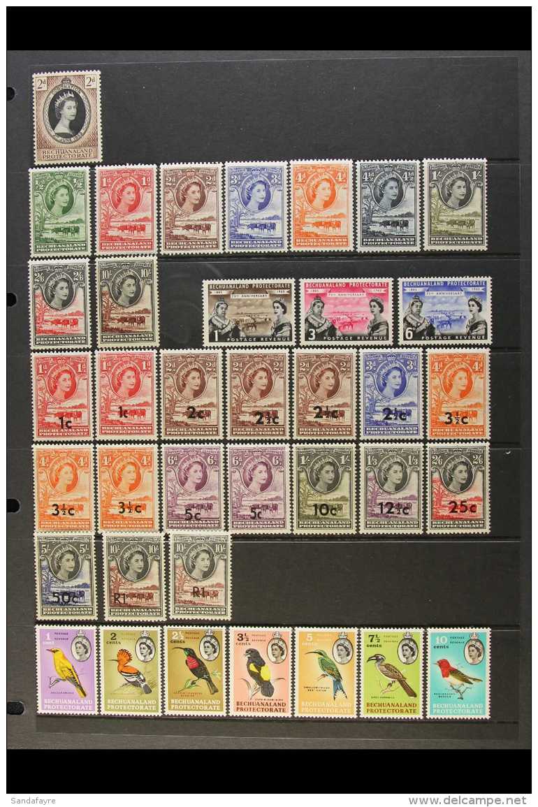 1953-1966 FINE MINT COLLECTION On Stock Pages, ALL DIFFERENT, Inc 1955-58 Most Vals To 2s6d &amp; 10s Inc 4d, 1961... - Altri & Non Classificati