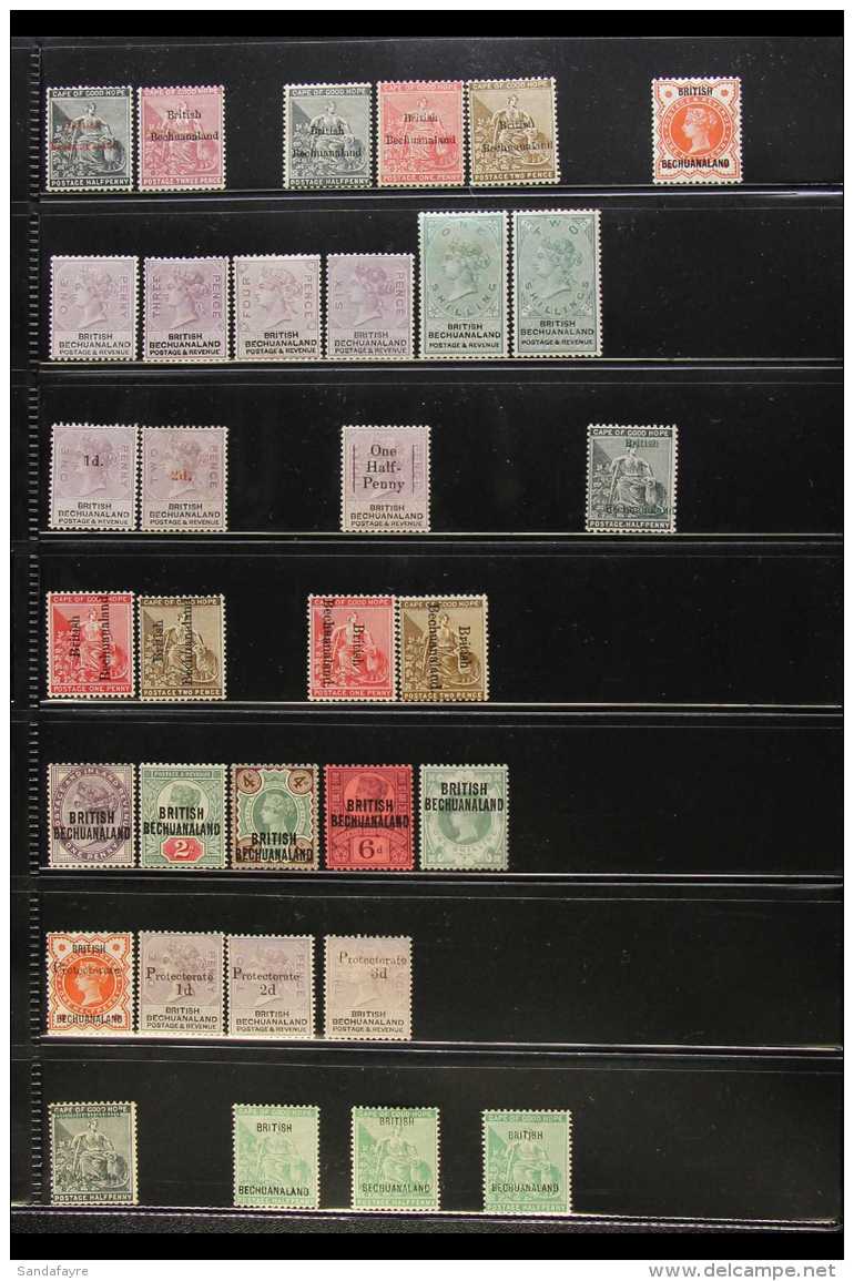 1885-1949 FINE MINT COLLECTION On Stock Pages, ALL DIFFERENT, Inc 1885-85 &frac12;d &amp; 3d And Wmk Anchor Set To... - Altri & Non Classificati