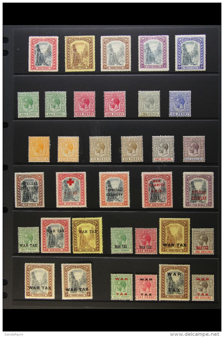 1911-36 KGV FINE MINT COLLECTION Presented On A Pair Of Stock Pages. Includes 1911-19 Staircase Set To 2s, 1912-19... - Altri & Non Classificati