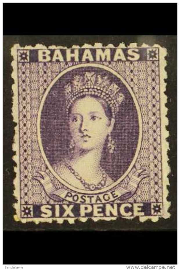 1863-77 6d Deep Violet, Wmk Crown CC, Perf.12&frac12;, SG 31, Fine, Never Hinged Mint, BP Basel Certificate... - Other & Unclassified