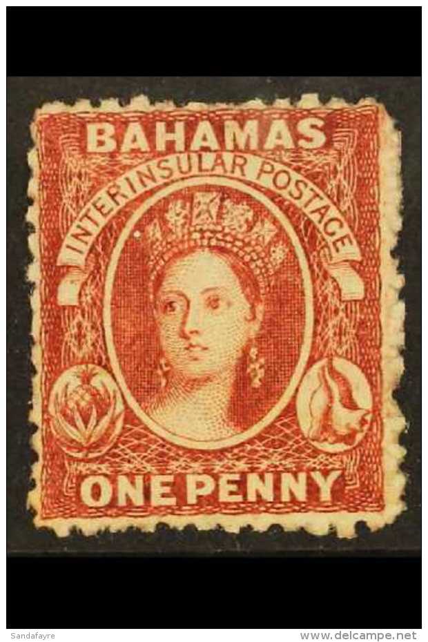 1863-77 1d Brown-lake, Wmk Crown CC, Perf.12&frac12;, SG 20, Fine, Never Hinged Mint, BP Basel Certificate... - Other & Unclassified