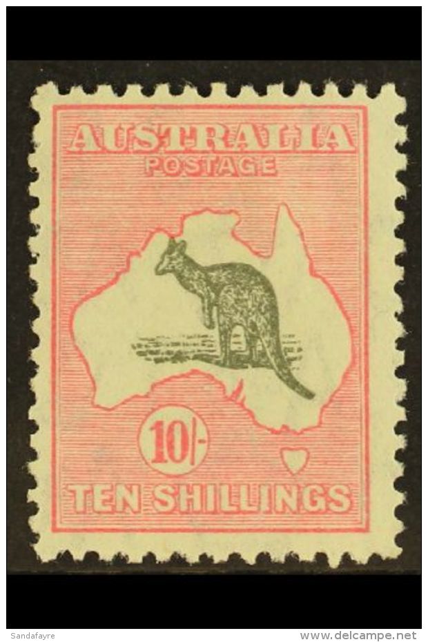 1931-36 10s Grey &amp; Pink Roo, SG 136, Fine Mint, Lovely Fresh Colour. For More Images, Please Visit... - Autres & Non Classés