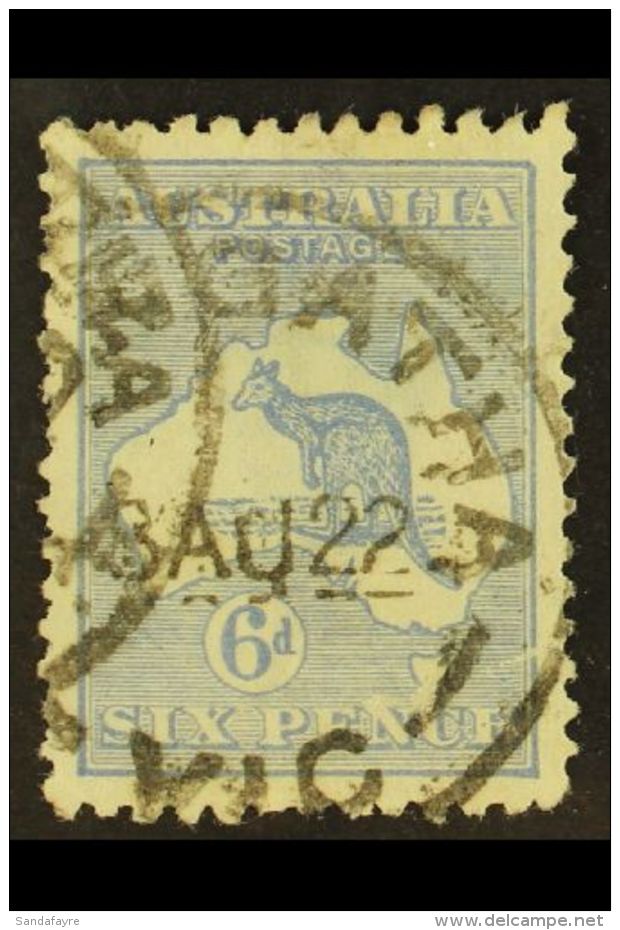 1915 6d Ultramarine, Die IIA (substituted Cliche). SG 38ba, Used, Fine Appearance But Surface Scrape At Bottom... - Autres & Non Classés