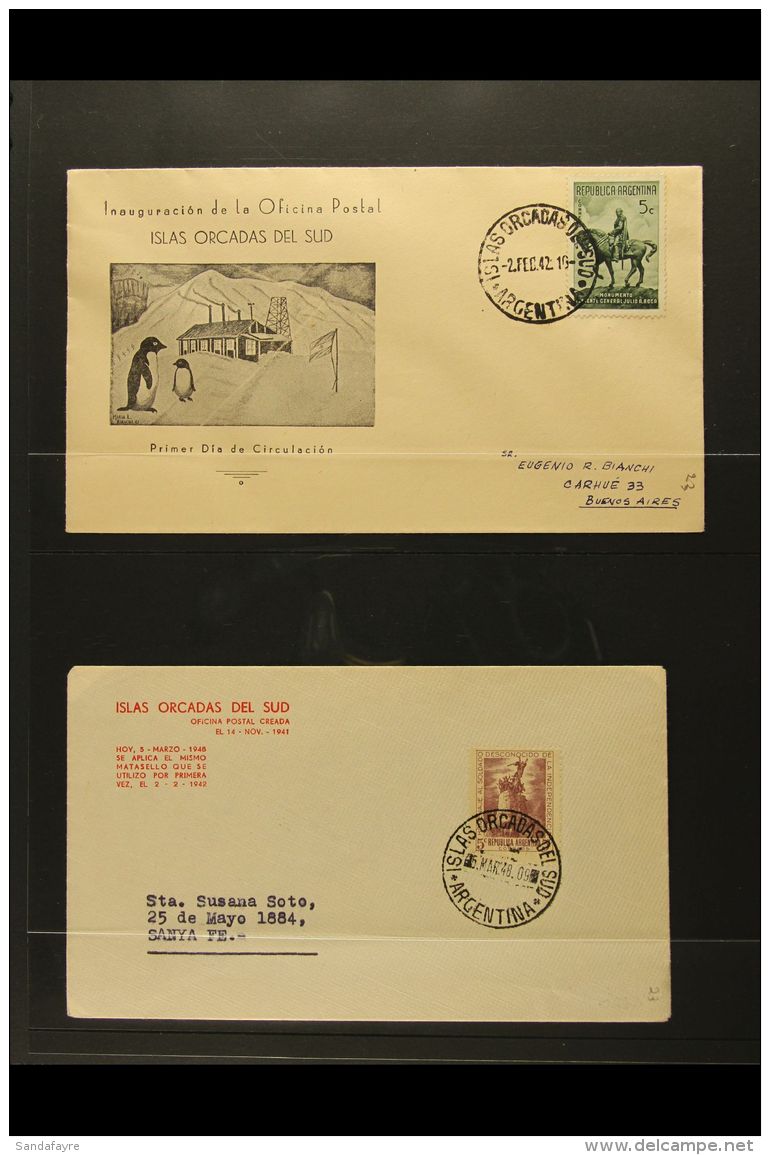 ANTARCTIC EXPLORATION 1942-99 INTERESTING COVERS &amp; CARDS COLLECTION With Airmail &amp; Postal Covers Bearing... - Altri & Non Classificati