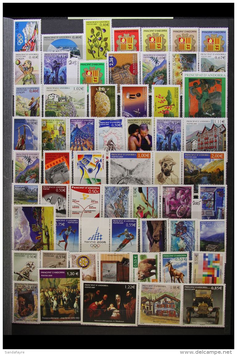 ANDORRA 1975-2014 NEVER HINGED MINT COLLECTION. An Attractive, Chiefly ALL DIFFERENT Collection Of Sets,... - Autres & Non Classés