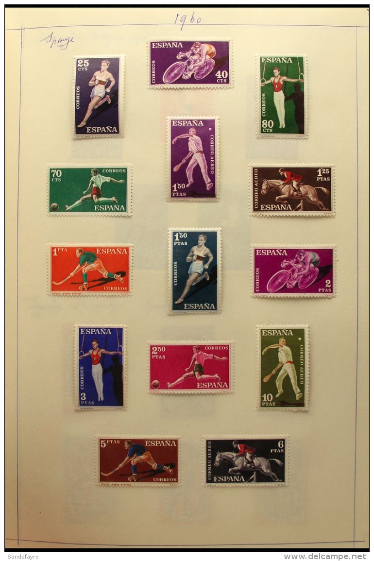 SPORT 1950s &amp; 1960s MINT COLLECTION Of Sport Theme Sets From European Countries Inc Se-tenant Strips &amp;... - Non Classés