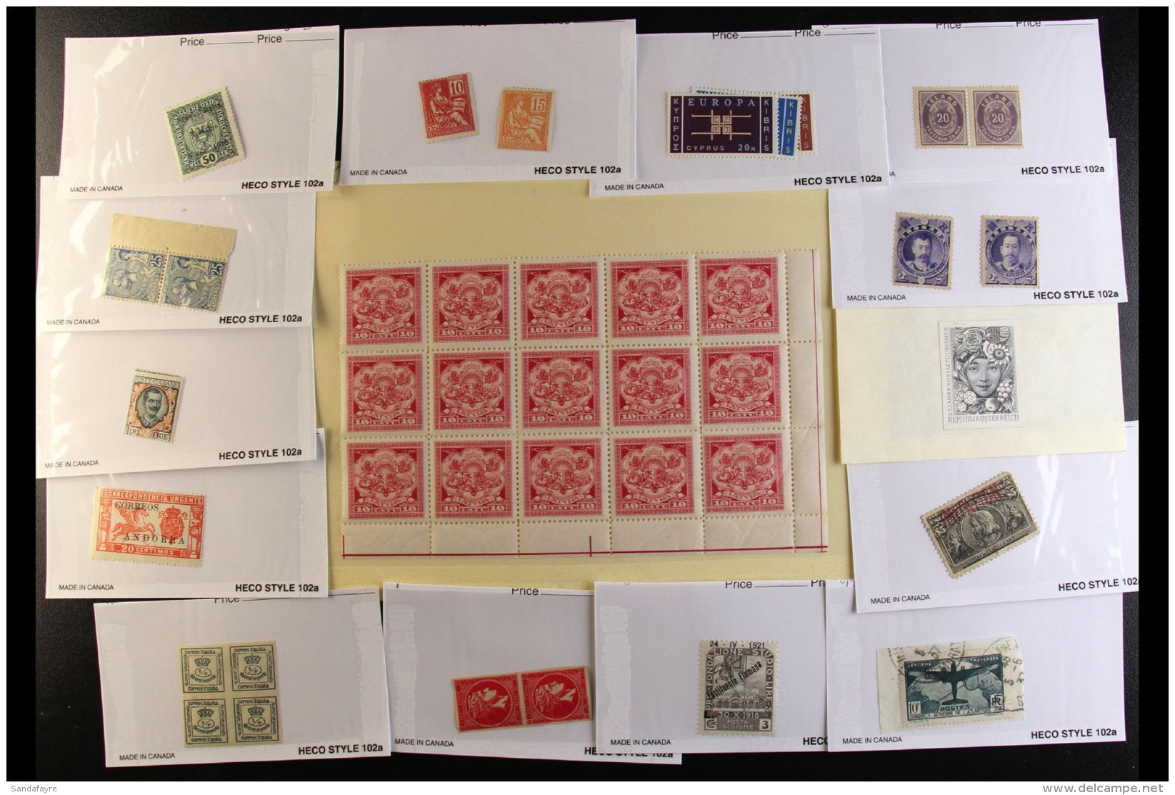 INTERESTING ALL PERIOD WORLD RANGES In Packets &amp; On Display Cards, Mint (many Never Hinge) &amp; Used Stamps... - Autres & Non Classés