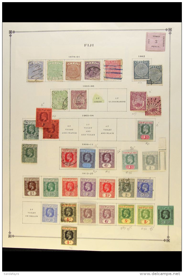 BRITISH PACIFIC ISLANDS QV To 1970's Mint And Used Collection On Leaves, Plus Further (mostly Never Hinged Mint)... - Andere & Zonder Classificatie