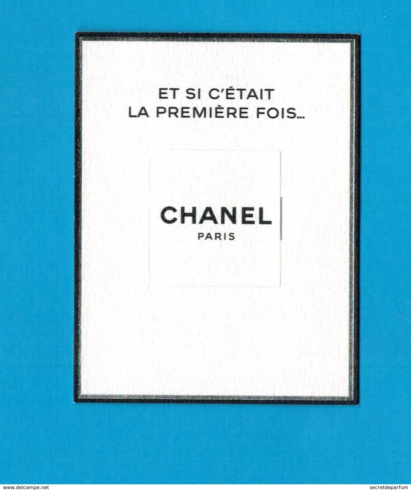 Cartes Parfumées Carte CHANEL N°5  EAU PREMIÈRE  De CHANEL - Modernes (à Partir De 1961)