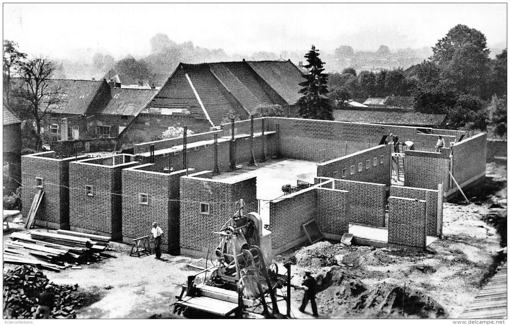 Maretz     59      Etat Des Travaux De La Chapelle Institut Don Bosco 1964     (voir Scan) - Otros & Sin Clasificación