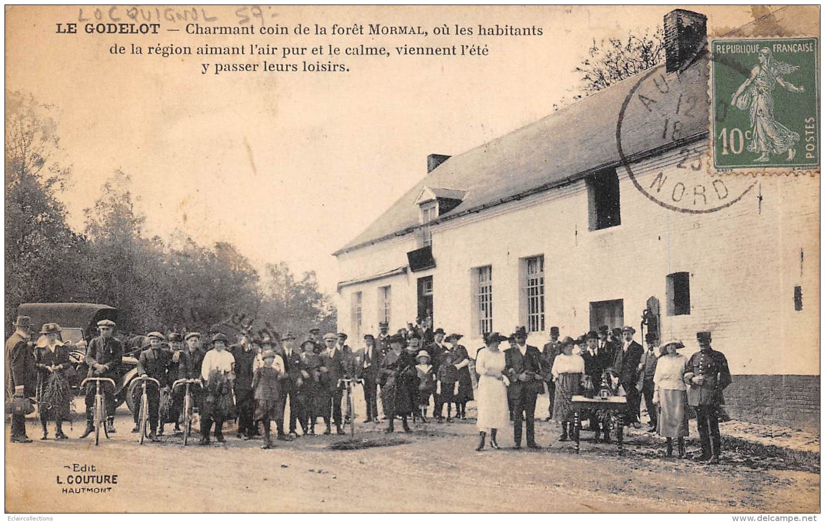 Locquignol- Le Godelot     59     Groupe En Forêt De Mormal - Restaurant ??               (voir Scan) - Andere & Zonder Classificatie