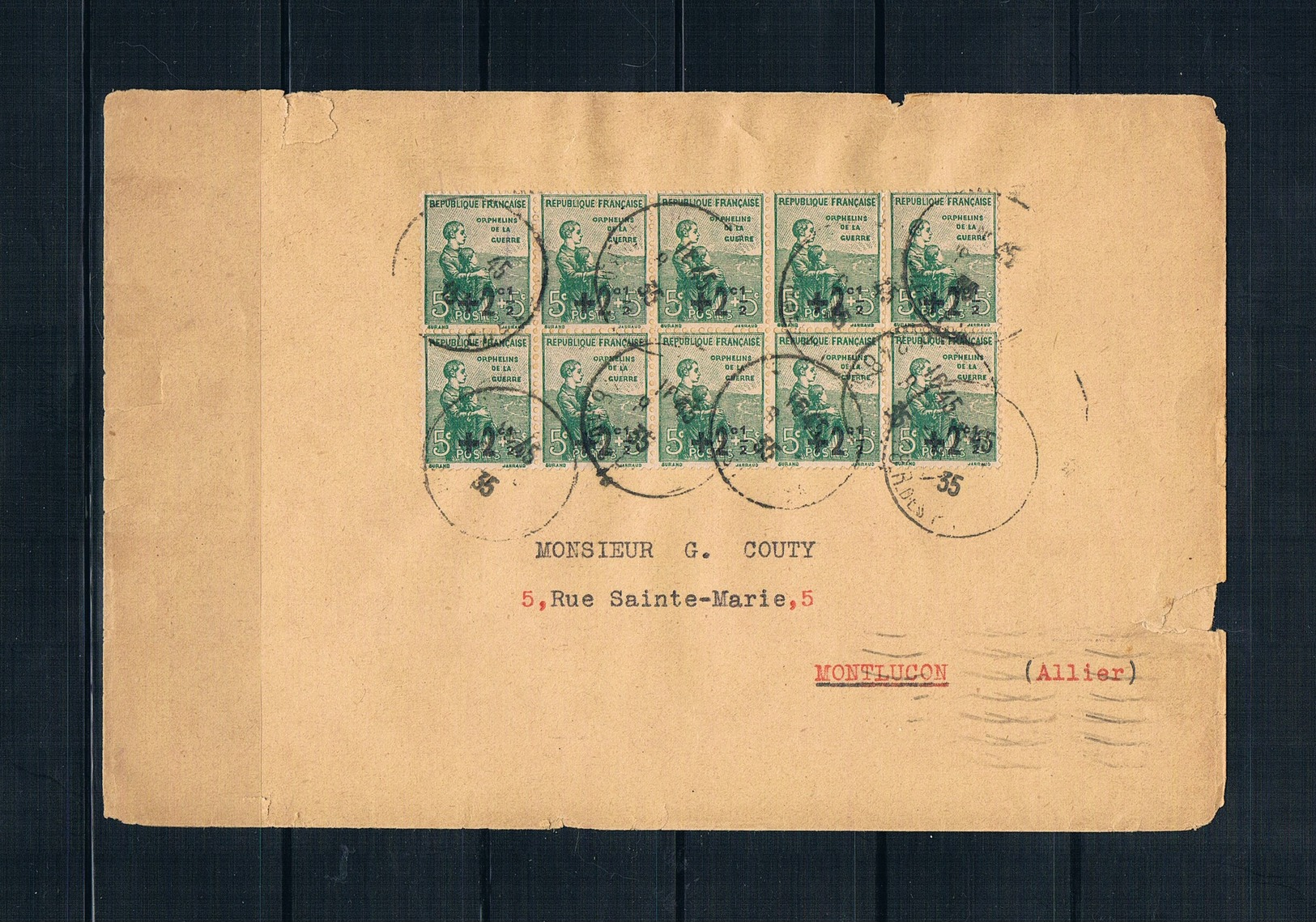 TIMBRES FRANCE SUR ENVELLOPPE OBLITERES TBE N° 149 1917 - Gebraucht