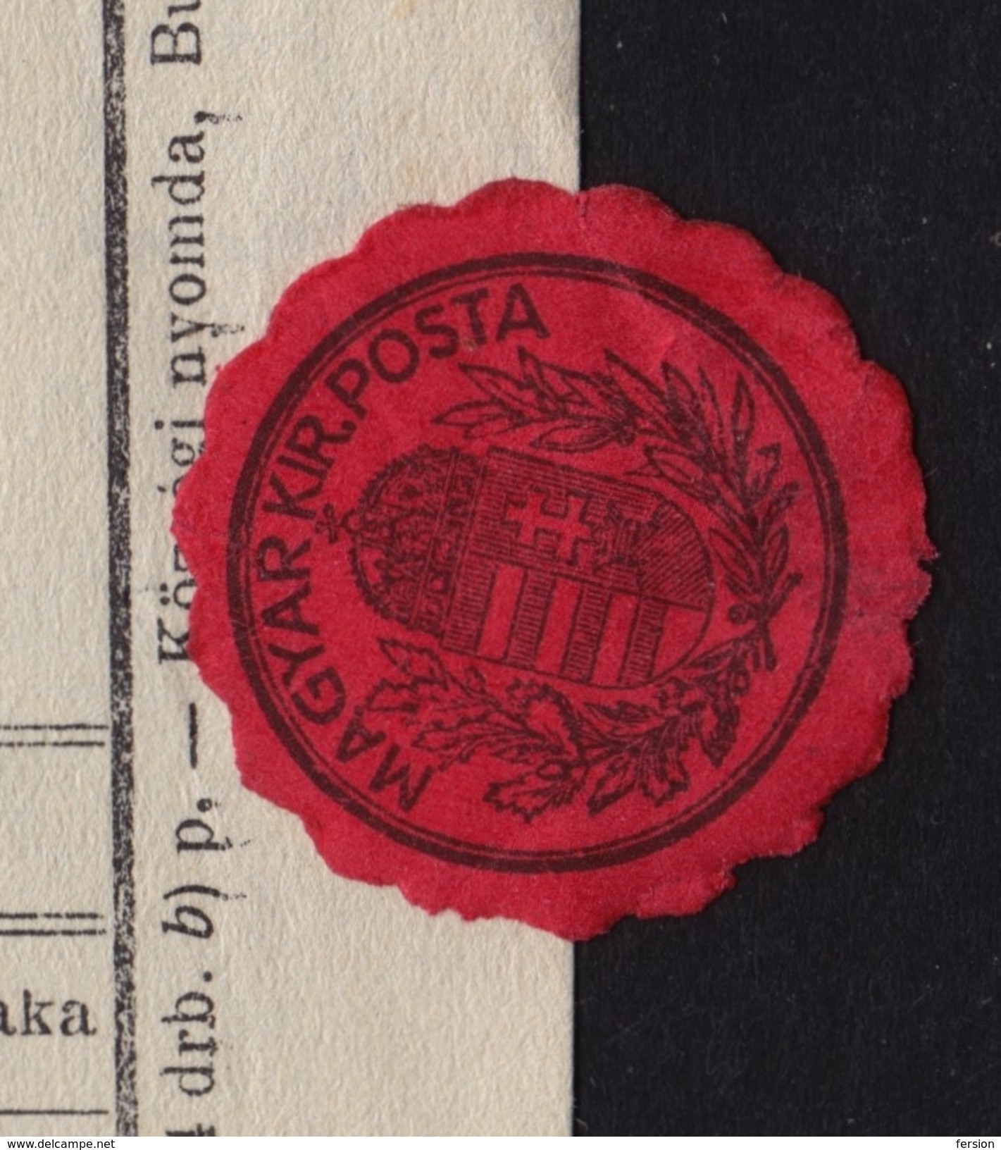 TELEGRAPH TELEGRAM 1916 Hungary Serbia Vojvodina - Futog Ofutak - Close Label Vignette / Krasnoyarsk Russia WW1 - Telegraphenmarken