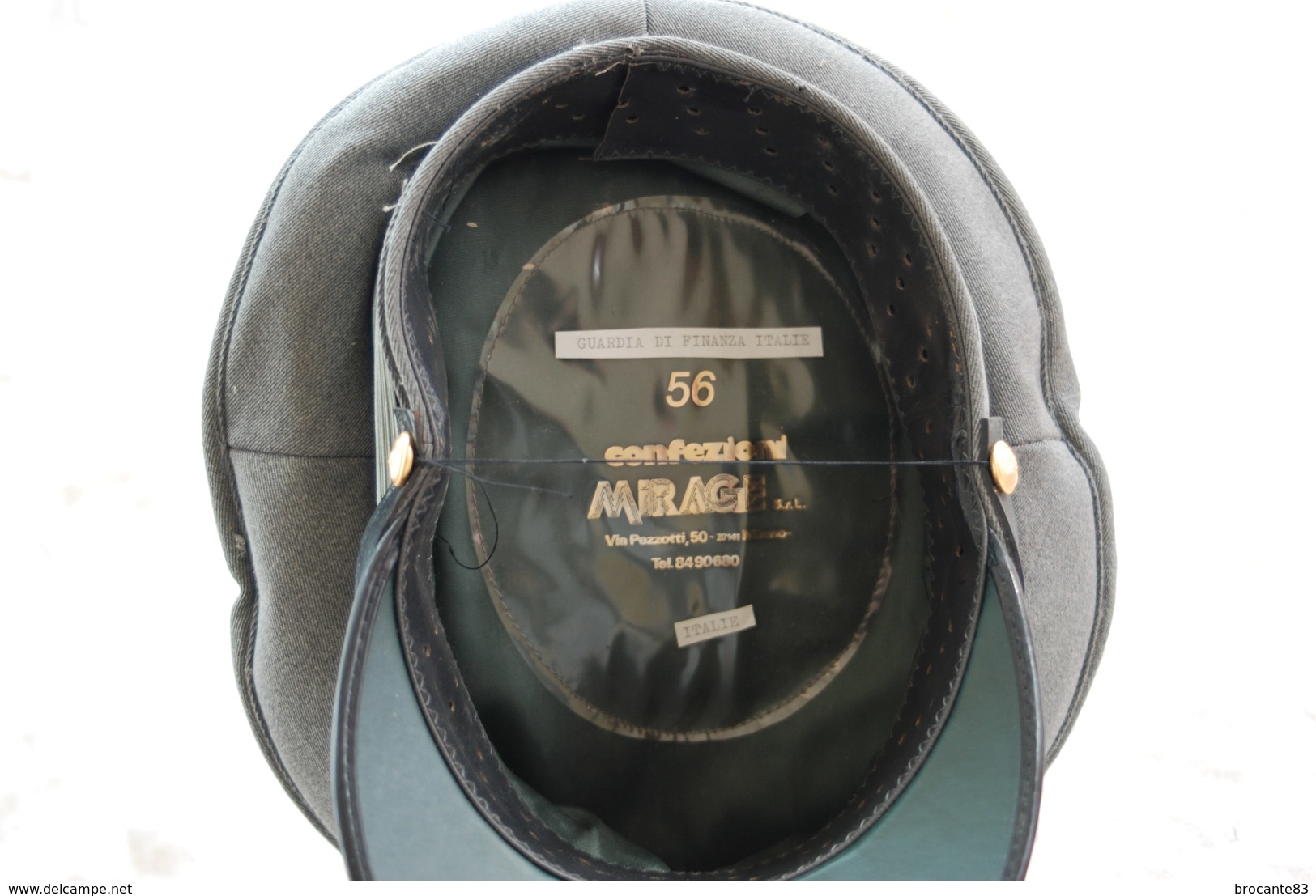 CASQUETTE GUARDE CIVILE GUARDA DI FINANZA ITALIE TAILLE 56 - Casques & Coiffures