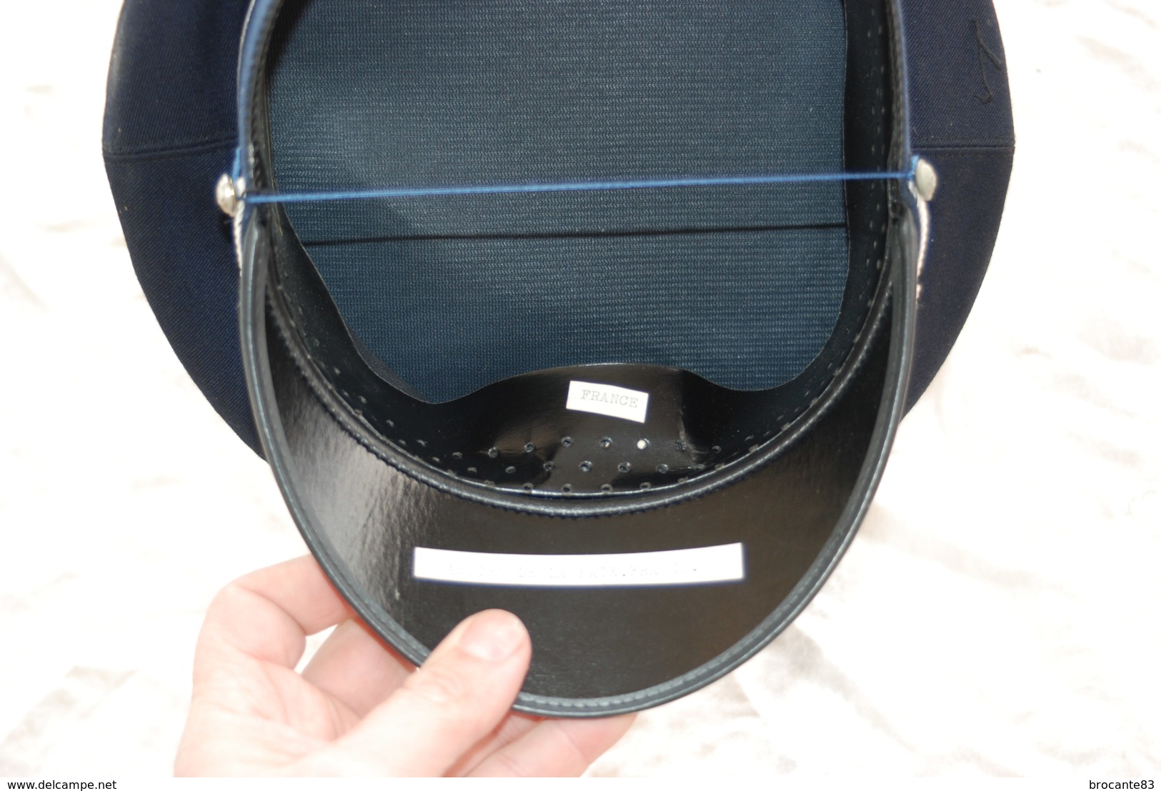 CASQUETTE DE POLICIER FRANCAIS GARDIEN DE LA PAIX - Cascos