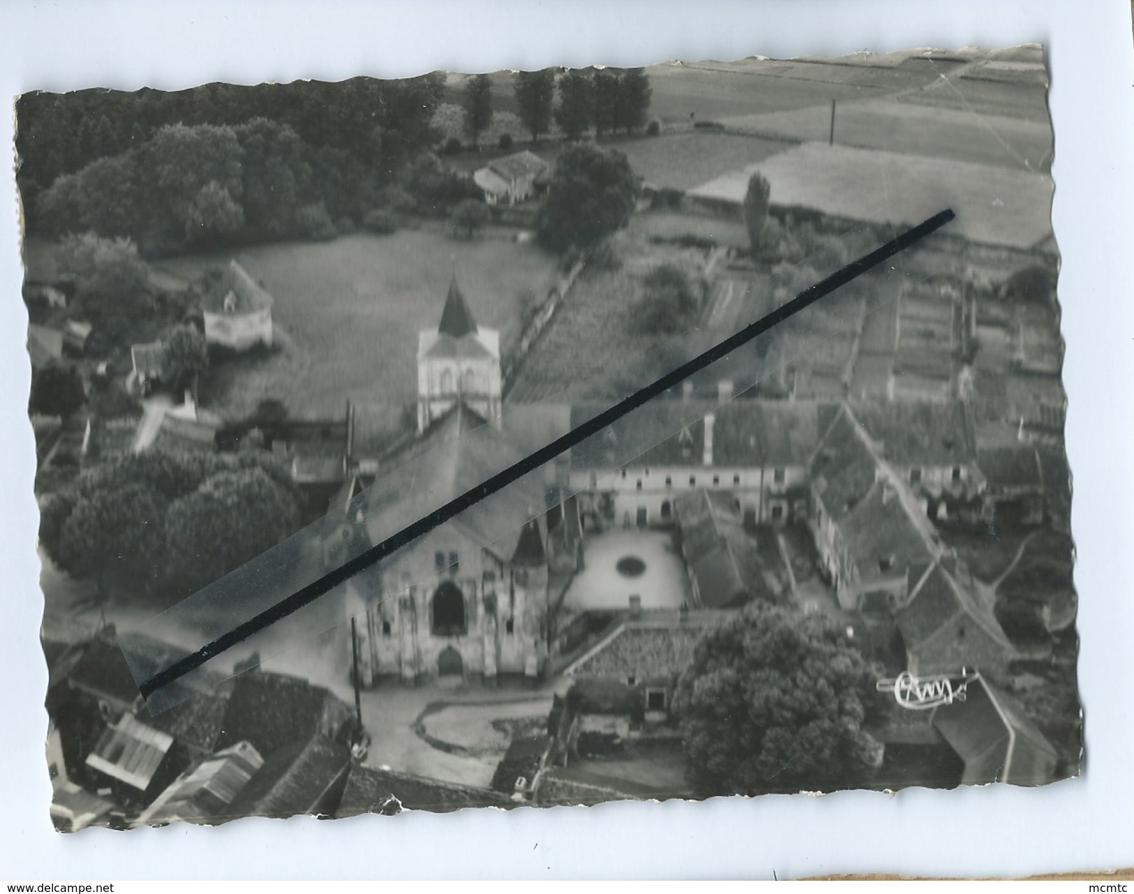 CPM -  Lencloitre (Vienne ) - Vue Aérienne - L'Eglise Notre Dame Et L'Ancienne Abbaye - Lencloitre