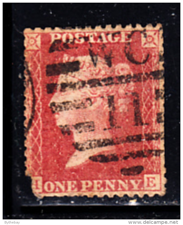 Great Britain Used #20 1p Victoria Position HE - Usados