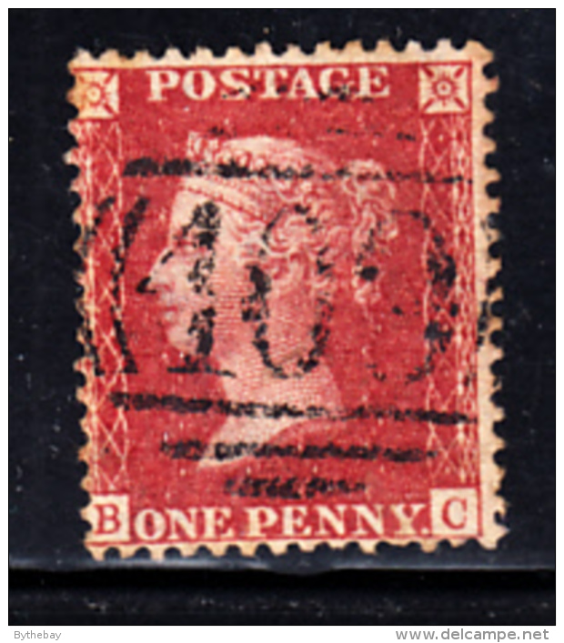 Great Britain Used #20 1p Victoria Position BC Cancel 409 Jersey - Used Stamps