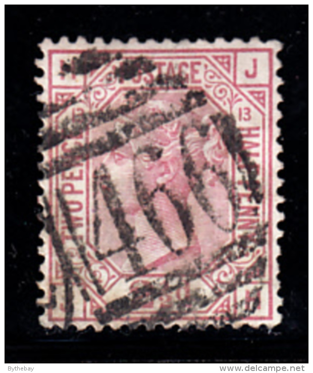 Great Britain Used #67 2 1/2p Victoria Plate 13 Position JH Cancel 466 - Usati