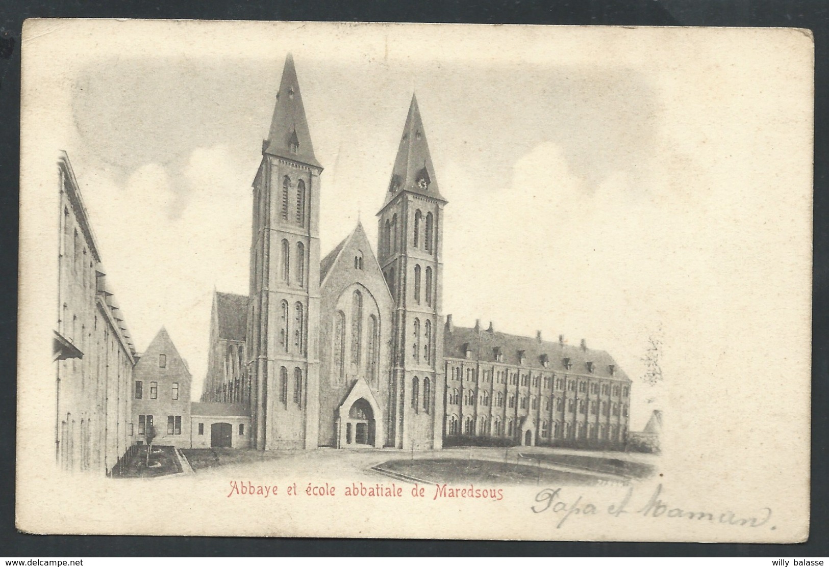 +++ CPA - Abbaye Et Ecole Abbatiale De MAREDSOUS  // - Anhée