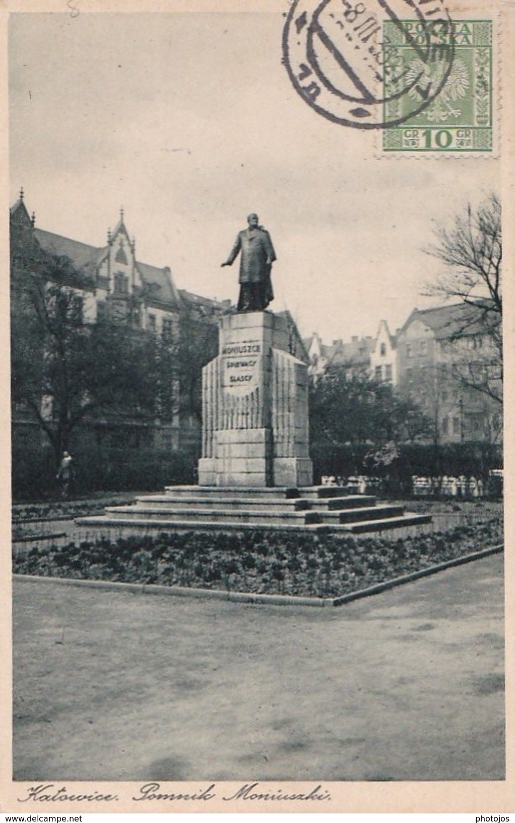 Carte Postale : Katowice Pomnik Moniuszki - Poland