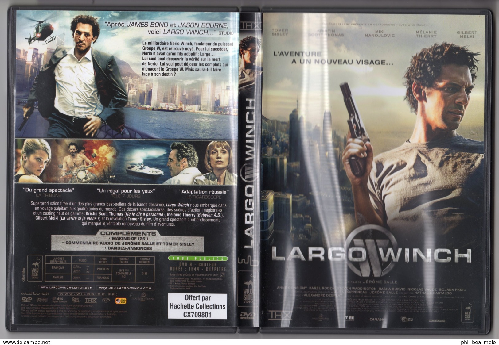 CINEMA - AVENTURES / ACTION - DVD - LARGO WINCH - TOMER SISLEY / KRISTIN SCOTT-THOMAS / MIKI MANOJLOVIC - Action, Aventure