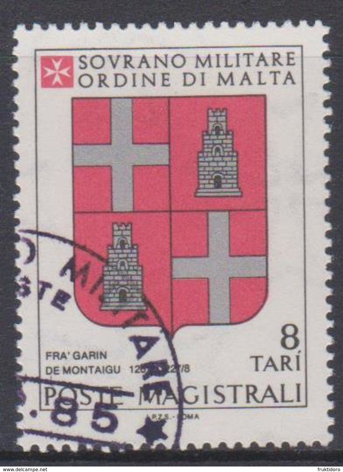 SMOM Sovereign Military Order Of Malta Mi 176 - Coats Of Arms Of The Grand Masters - Garin De Montaigu - 1980 - Malta (Orde Van)