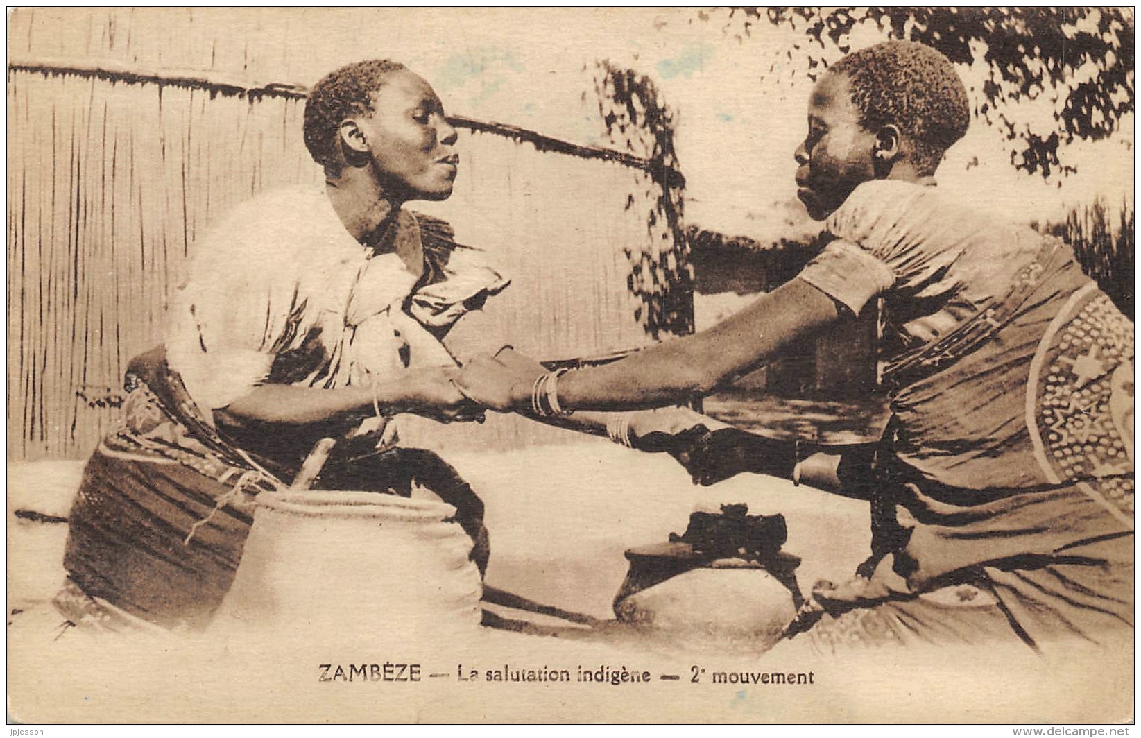 ZAMBIE   ZAMBEZE    LA SALUTATION INDIGENE  2° MOUVEMENT - Sambia