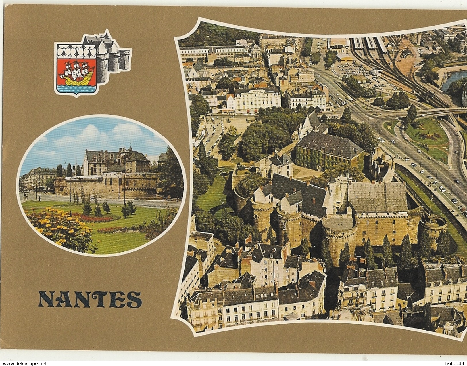 NANTES -  Château Des Ducs  Deux Vue    53 - Nantes