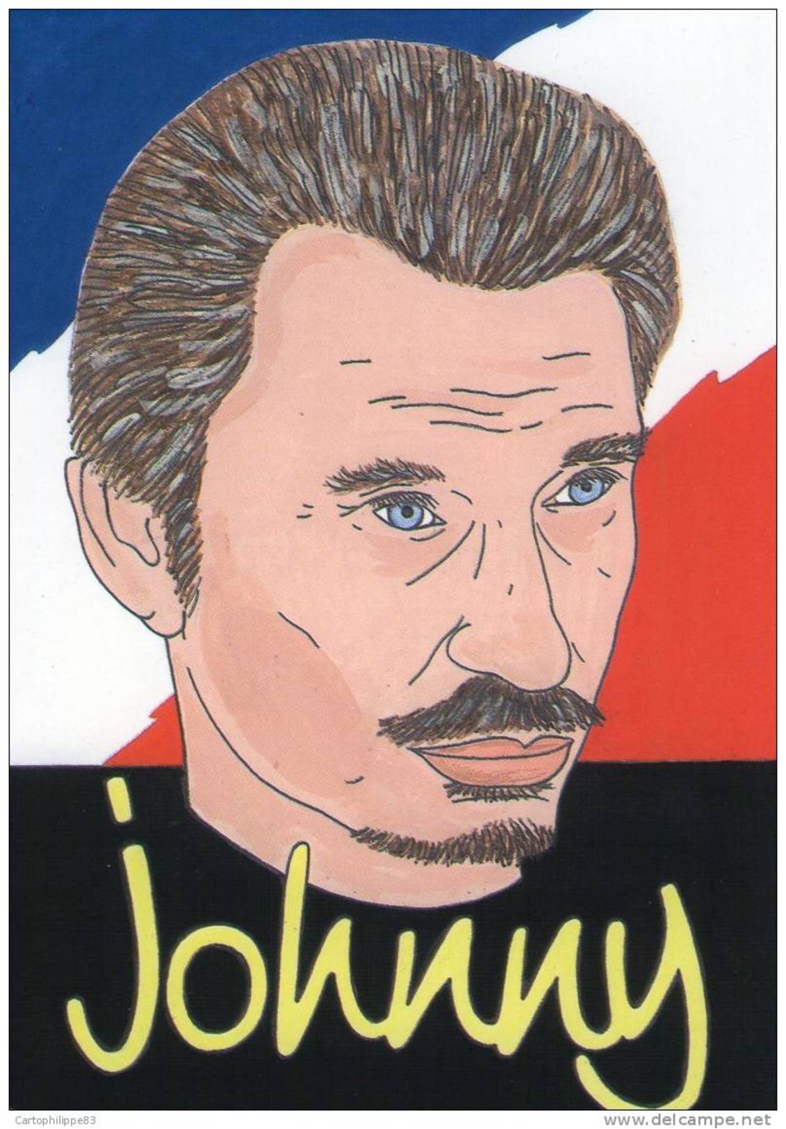 JOHNNY HALLYDAY ILLUSTRATEUR   PATRICK HAMM - Hamm