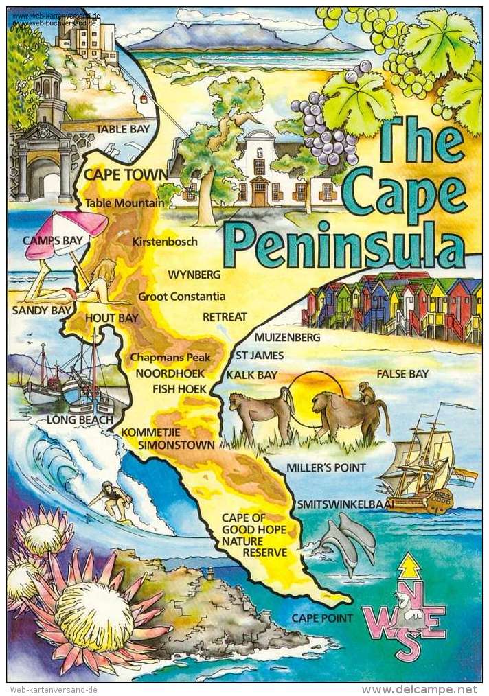Cape Peninsula Tourist Attractions Of This 712km Wonderland - Südafrika