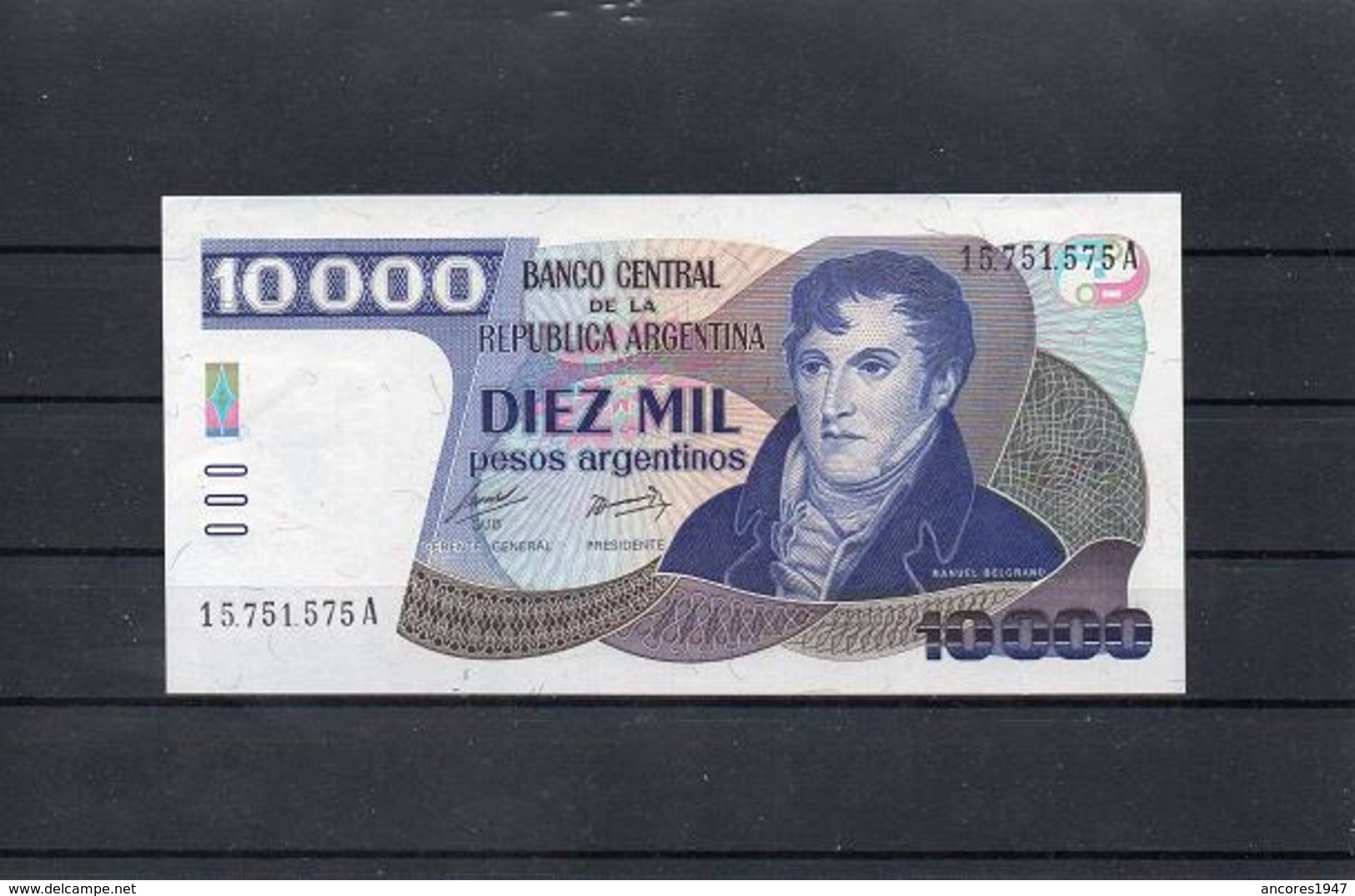 ARGENTINA 1985, 10000 PESOS, PK-319a, SC-UNC, SC-UNC, 2 ESCANER - Argentina