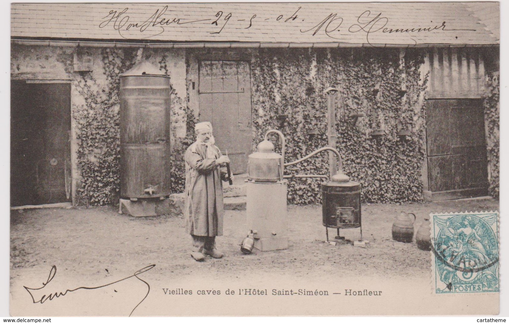 CPA - Bouilleur De Cru - Alambic -  Distillation Du Calvados - Honfleur