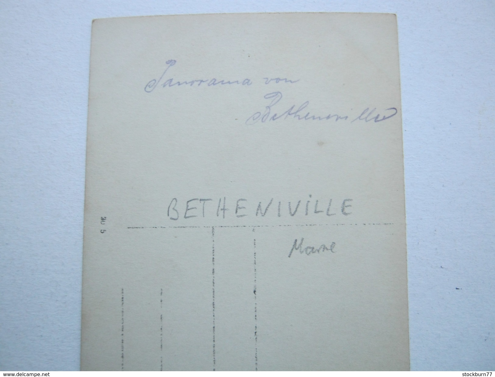 Carte Postale Militaire Allemagne , 1914/18  , 2 Scan , Cite - Betheniville - Bétheniville