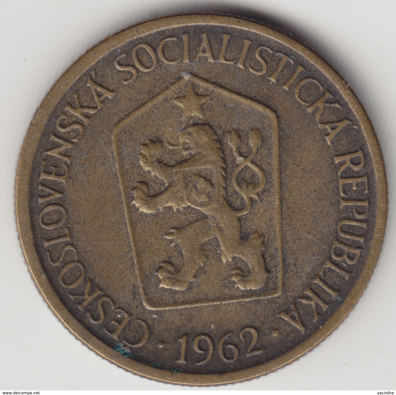 @Y@    Tsjechoslowakije   1 Koruna  1962          ( 4680 ) - Czechoslovakia