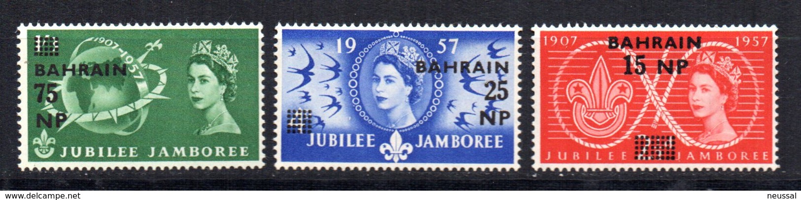 Serie  Nº 107/9 Bahrein - Bahreïn (...-1965)