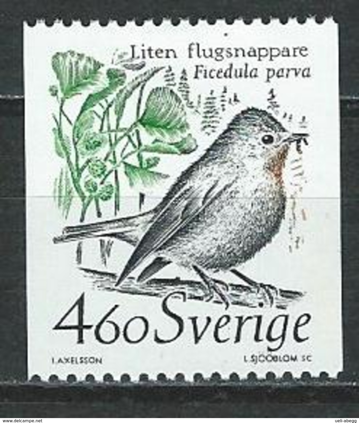 Schweden Mi 1525 ** MNH Ficedula Parva - Sperlingsvögel & Singvögel