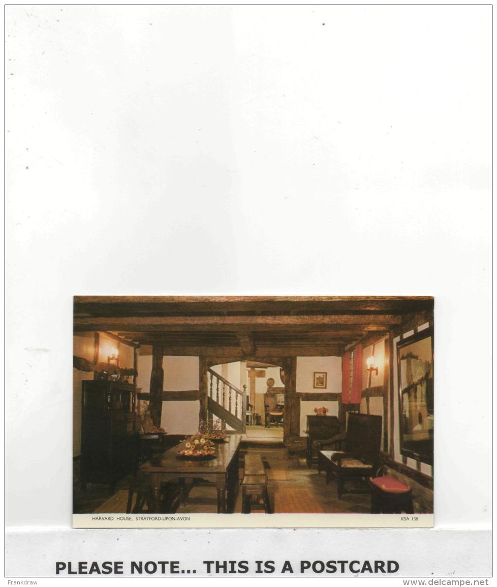 Postcard - Harvard House, Stratford-upon-Avon New Unused - Non Classificati