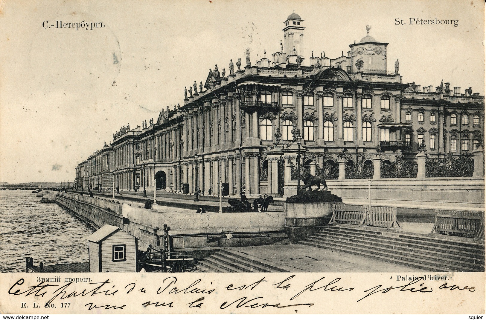 St. Petersbourg, Palais D'Hiver, E.L. 177 - Russie