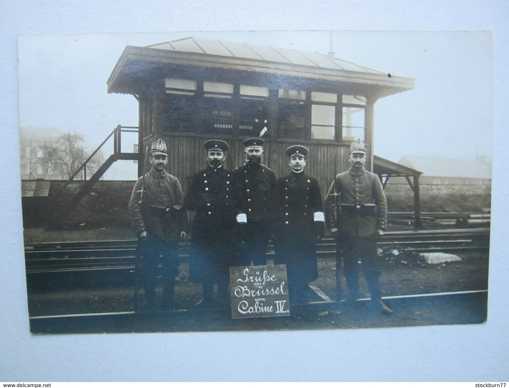 Bruxelles , Brüsel , Gare    ,Carte  Postale  ,  2 Scans - Transport Urbain En Surface