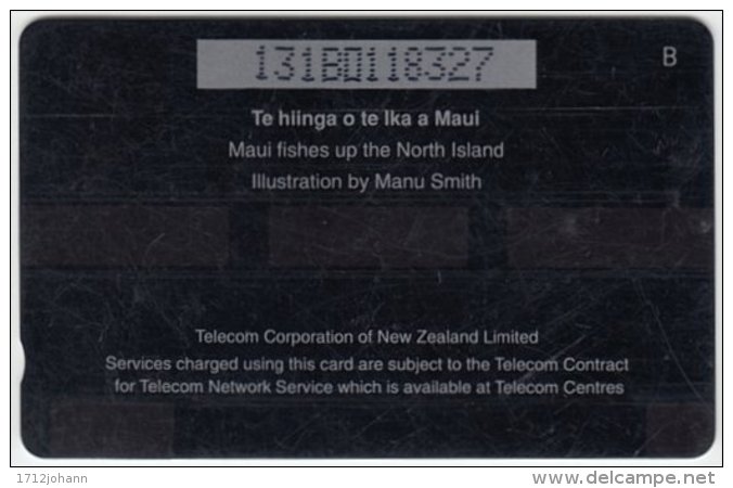 NEW ZEALAND A-474 Magnetic Telecom - Culture, Traditional Tales - 131BO - Used - Nouvelle-Zélande