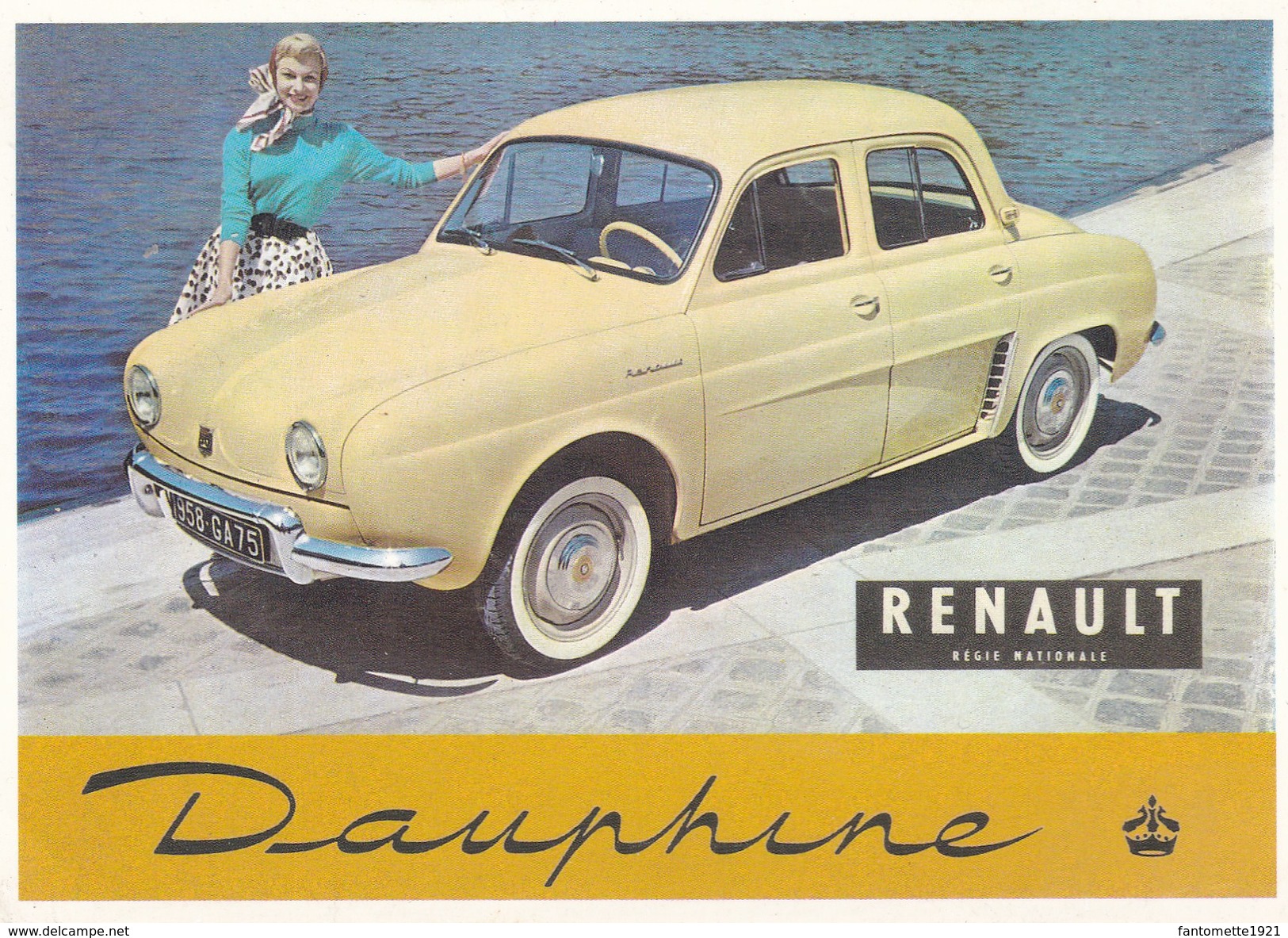 RENAULT DAUPHINE/L'AUTOMOBILE FRANCAISE SERIE 2 (dil259) - Voitures De Tourisme