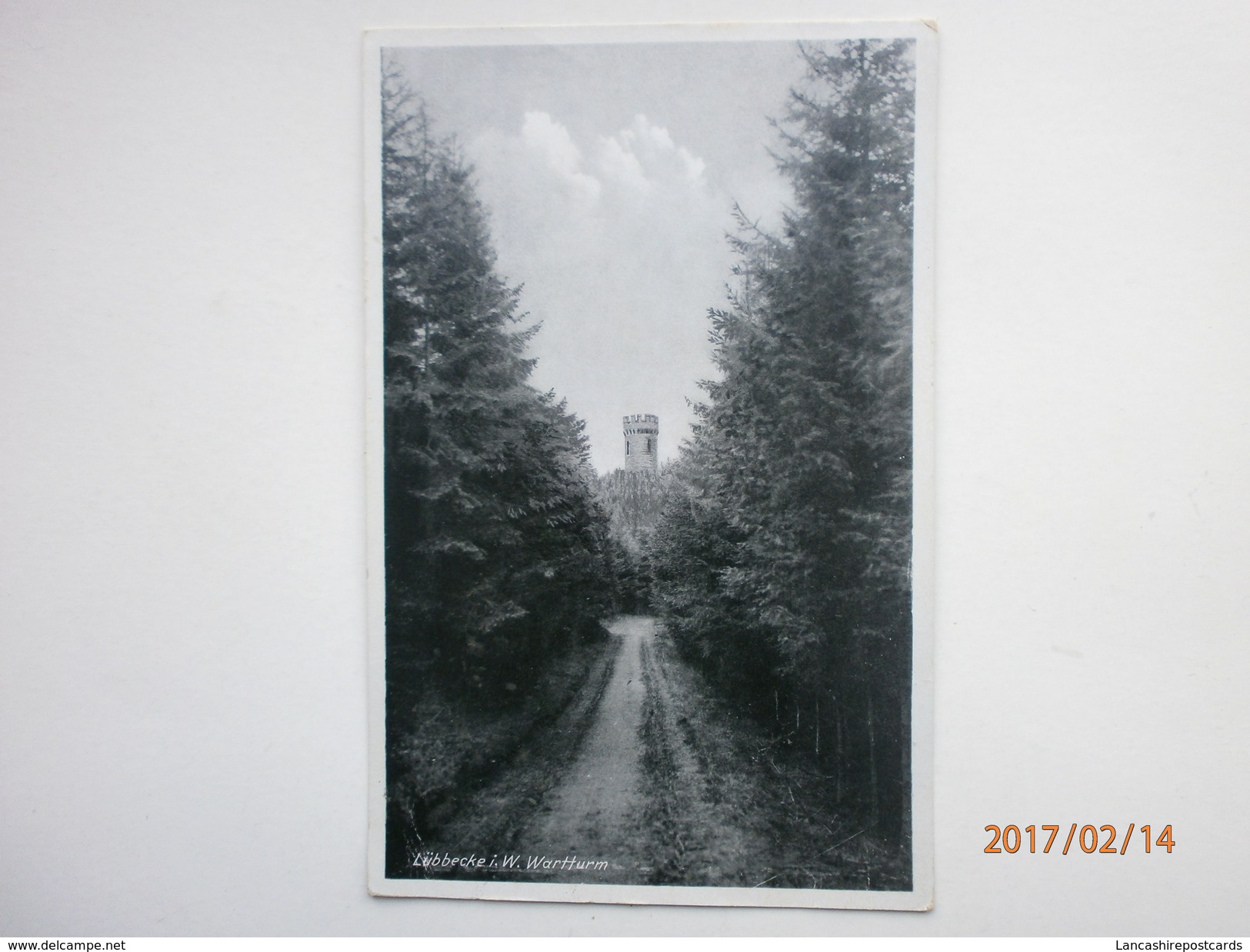 Postcard Lubbecke I W Wartturm [ Watchtower ] By Wilh Nunnenkamp Of Buchhandlung My Ref B1769 - Luebbecke