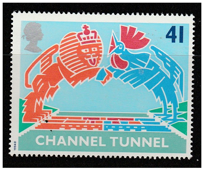 GB 1994 Opening Of Channel Tunnel 41 P  Multicoloured - Unused Stamps